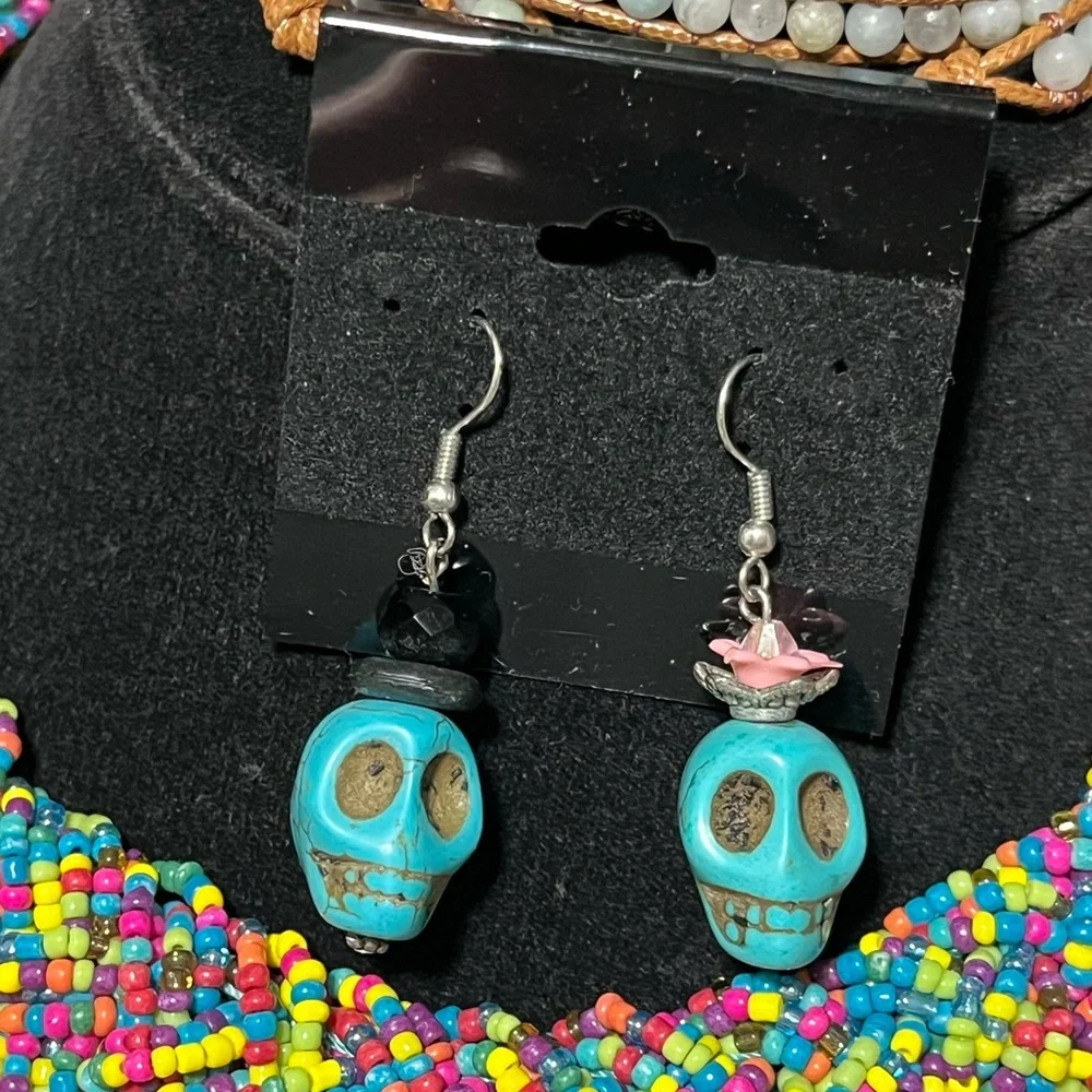 Turquoise and Silver Jewelry Lot - Picture 3 of 13